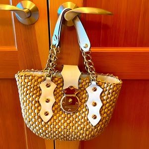 Michael Kors Straw Purse